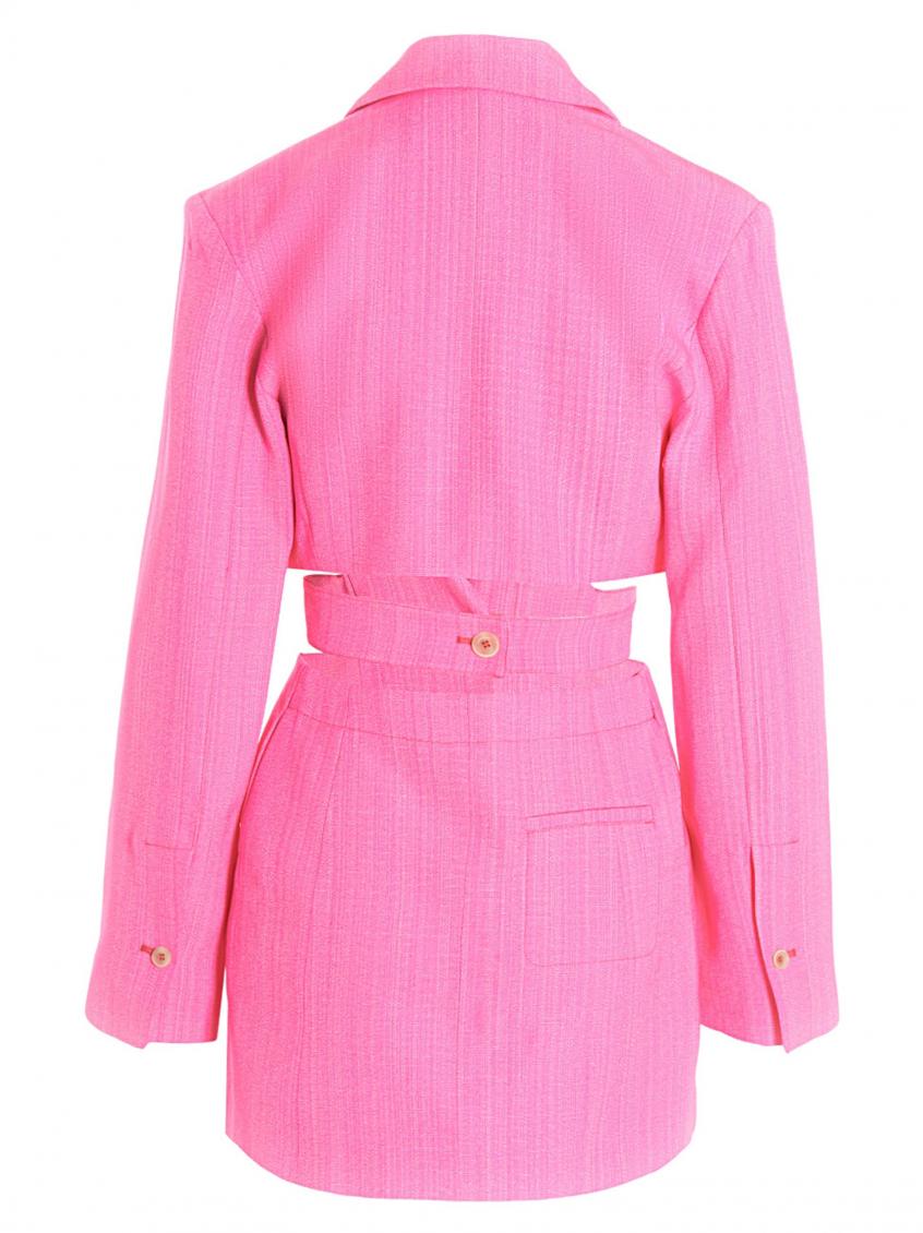 Jacquemus Light Pink La Robe Bari Dress for Women Online USA