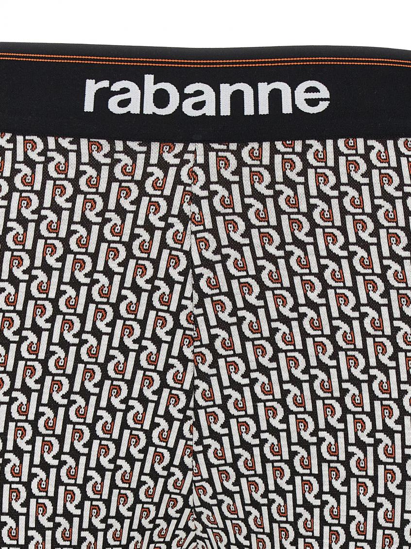 パンツ PACO RABANNE 'Monogram' leggings Multicolor Paco Rabanne Multicolor Monogram Leggings for Women Online