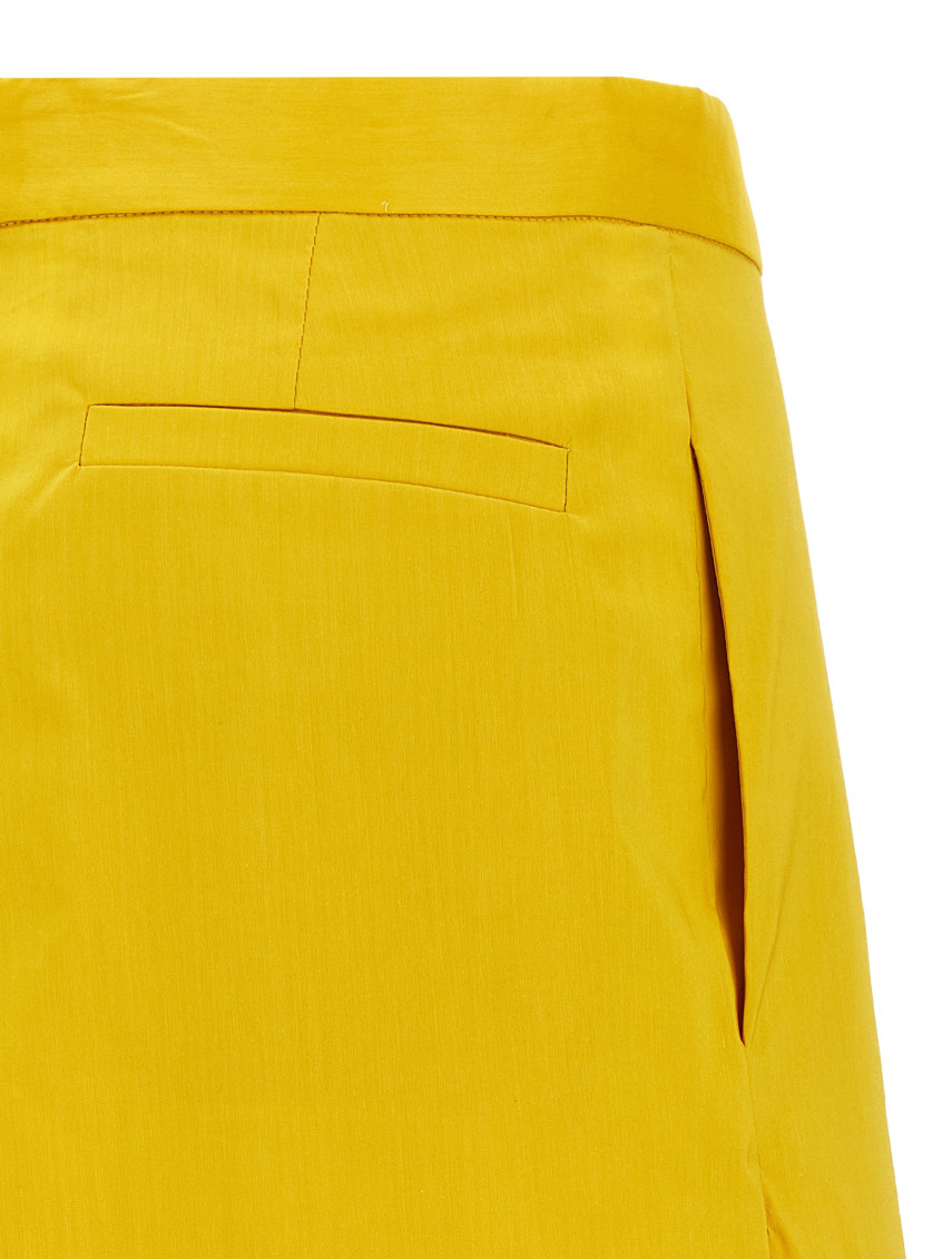 Fabiana Filippi Yellow Cotton trousers for Women Online USA
