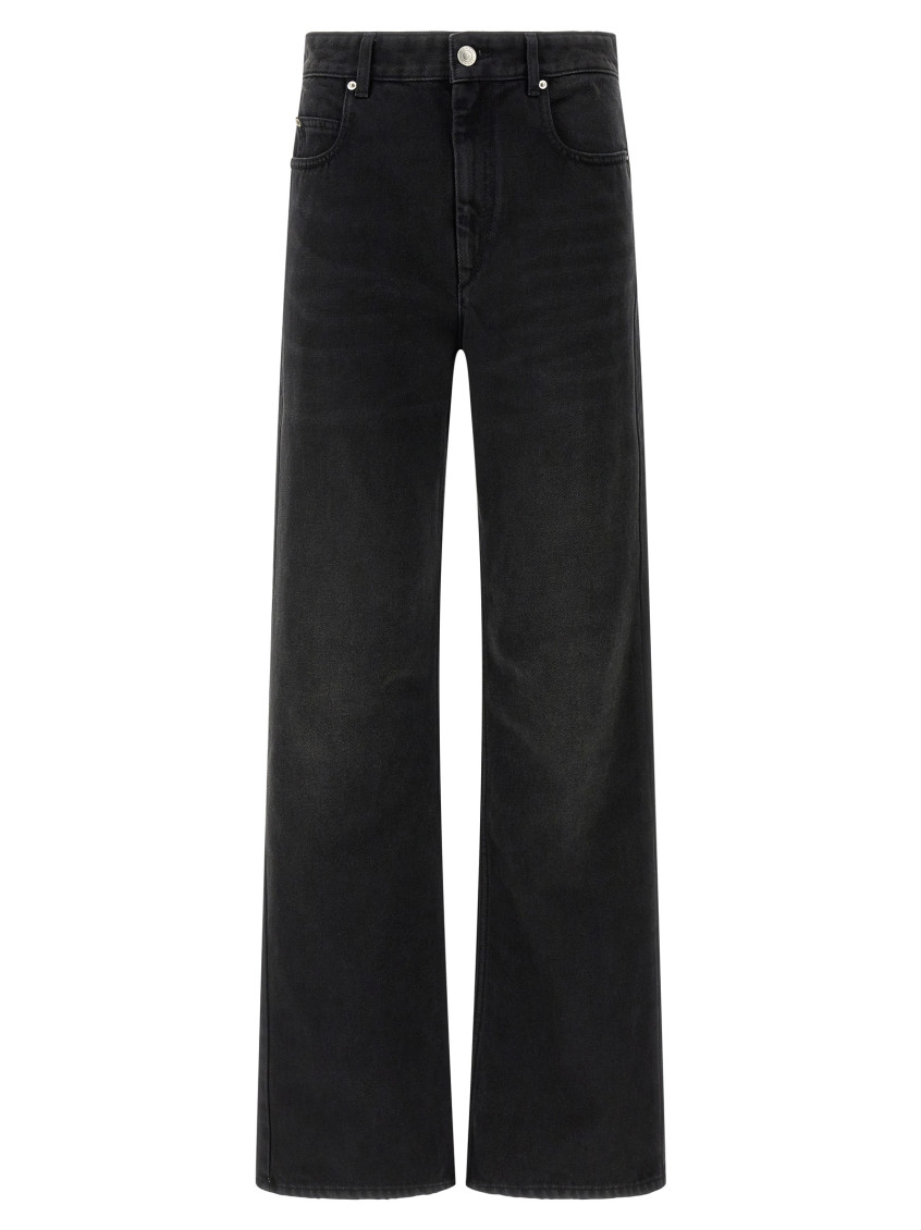 Shop Isabel Marant Black Belvira Jeans
