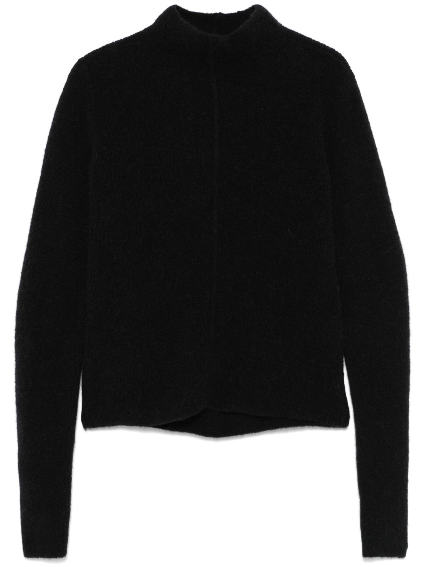 Rick Owens Headon Lupetto Sweater In Black