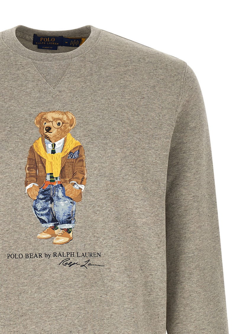 Polo Ralph Lauren Grey Polo Bear Sweatshirt for Men Online India
