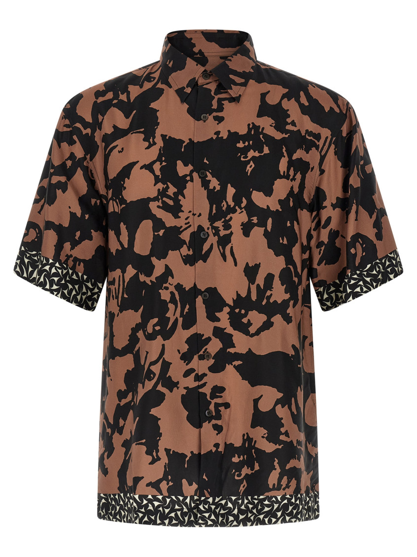 DRIES VAN NOTEN ヒョウ柄シャツ 38 Dries Van Noten Multicolor Cassidye Shirt for Men Online USA at
