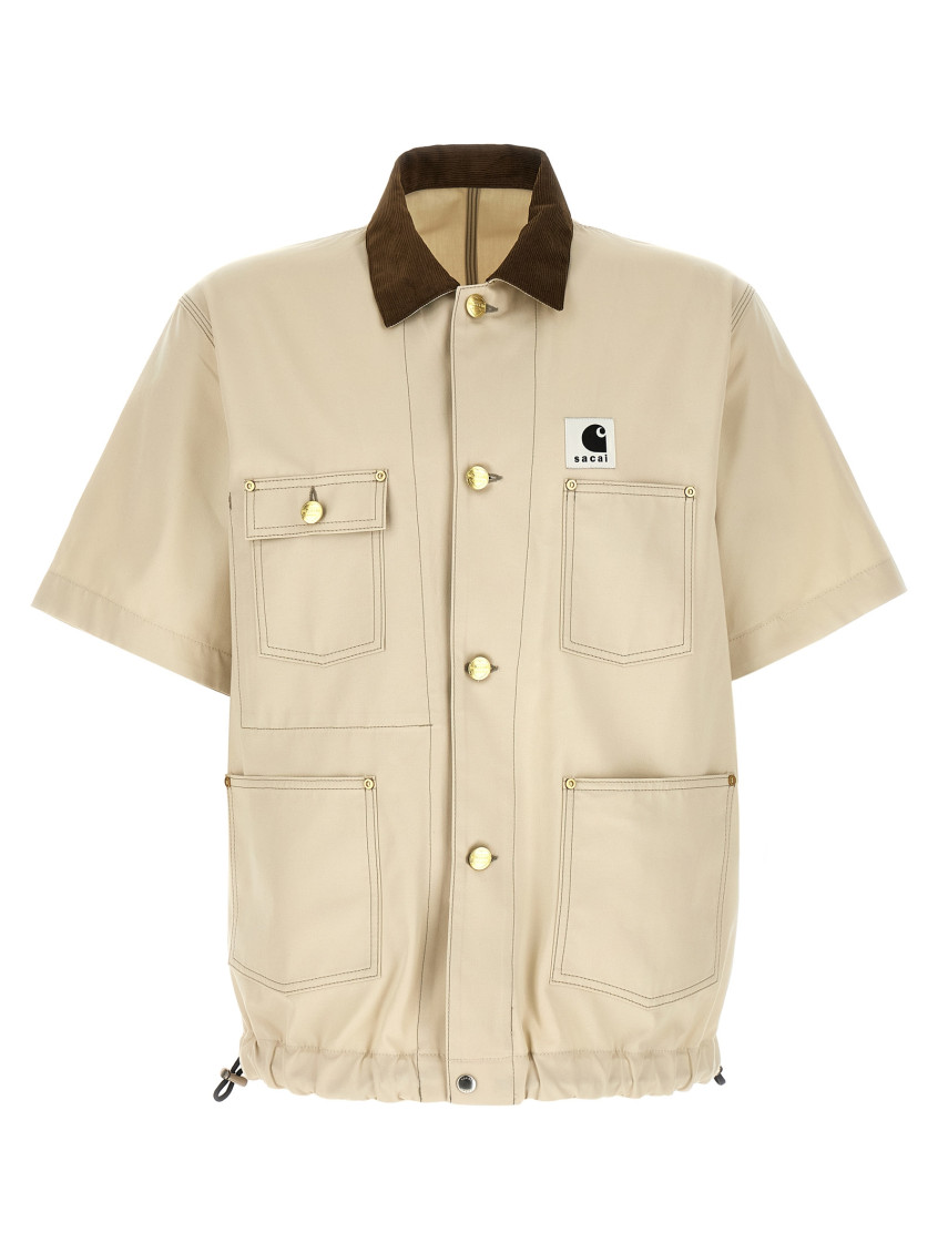 Sacai Beige Sacai X Carhartt Wip Duck Shirt for Men Online India