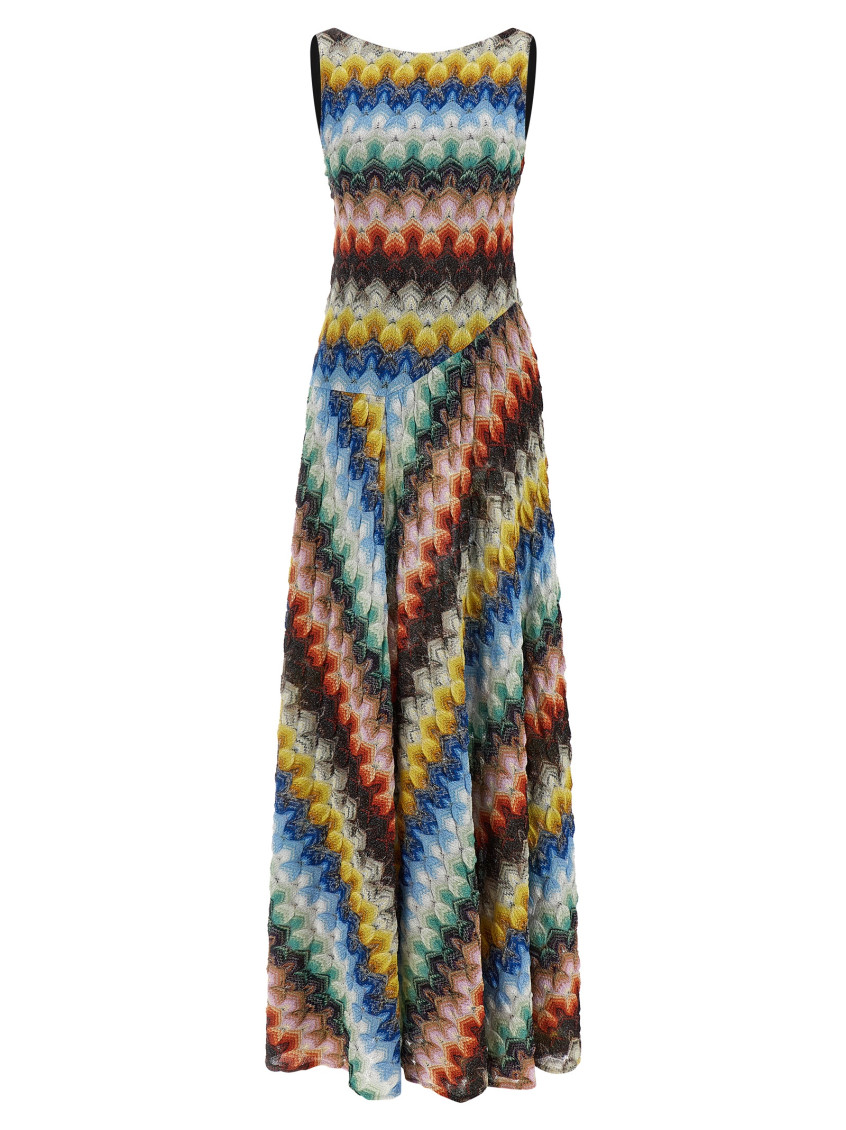 Missoni Multicolor Sleeveless Long Dress
