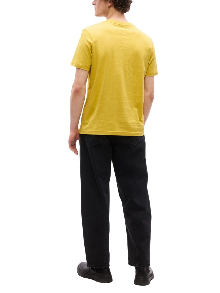 Hugo Boss Yellow Logo T-shirt for Men Online India at Darveys.com