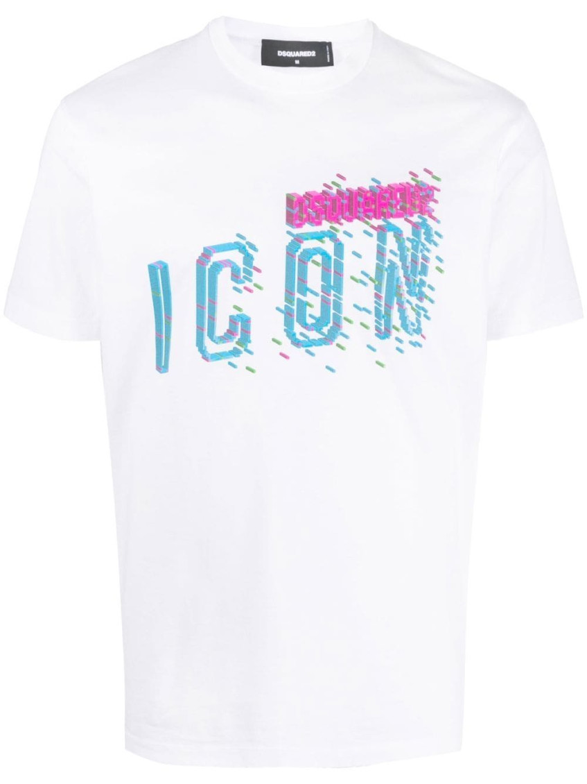 Dsquared2 Icon-print Cotton T-shirt In White