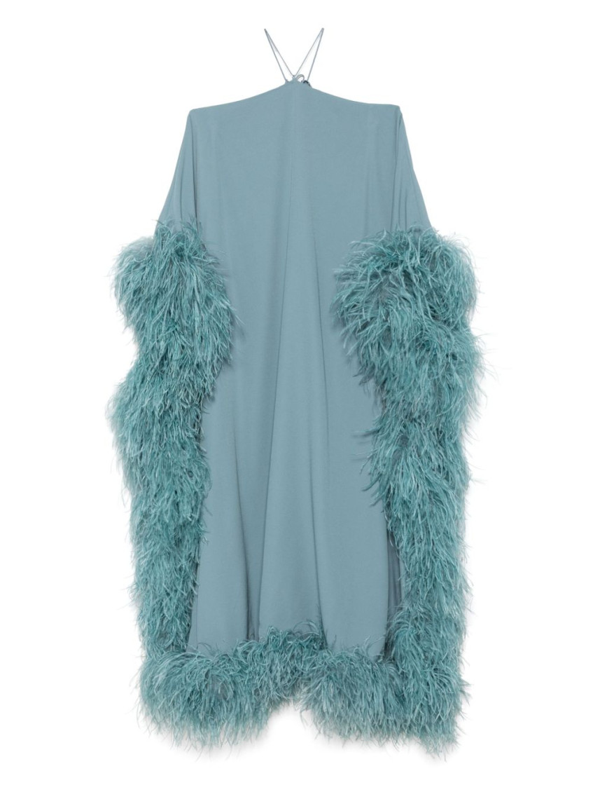 Shop Taller Marmo Blue Sza Sza Extravaganza Kaftan Dress