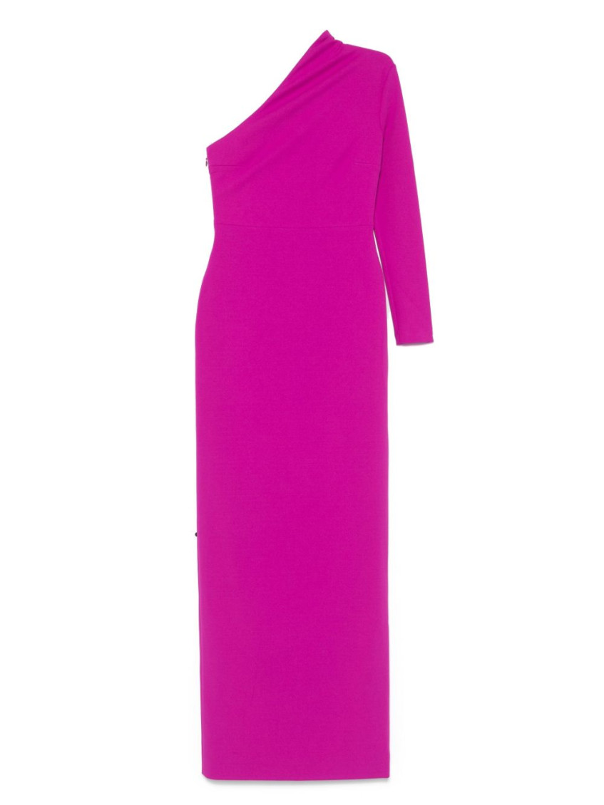 Solace London Joana Long Dress In Purple