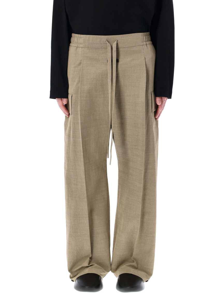Fear Of God Beige Wide Leg Cargo Pant