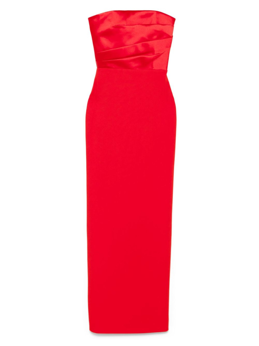 Solace London Red Afra Maxi Dress