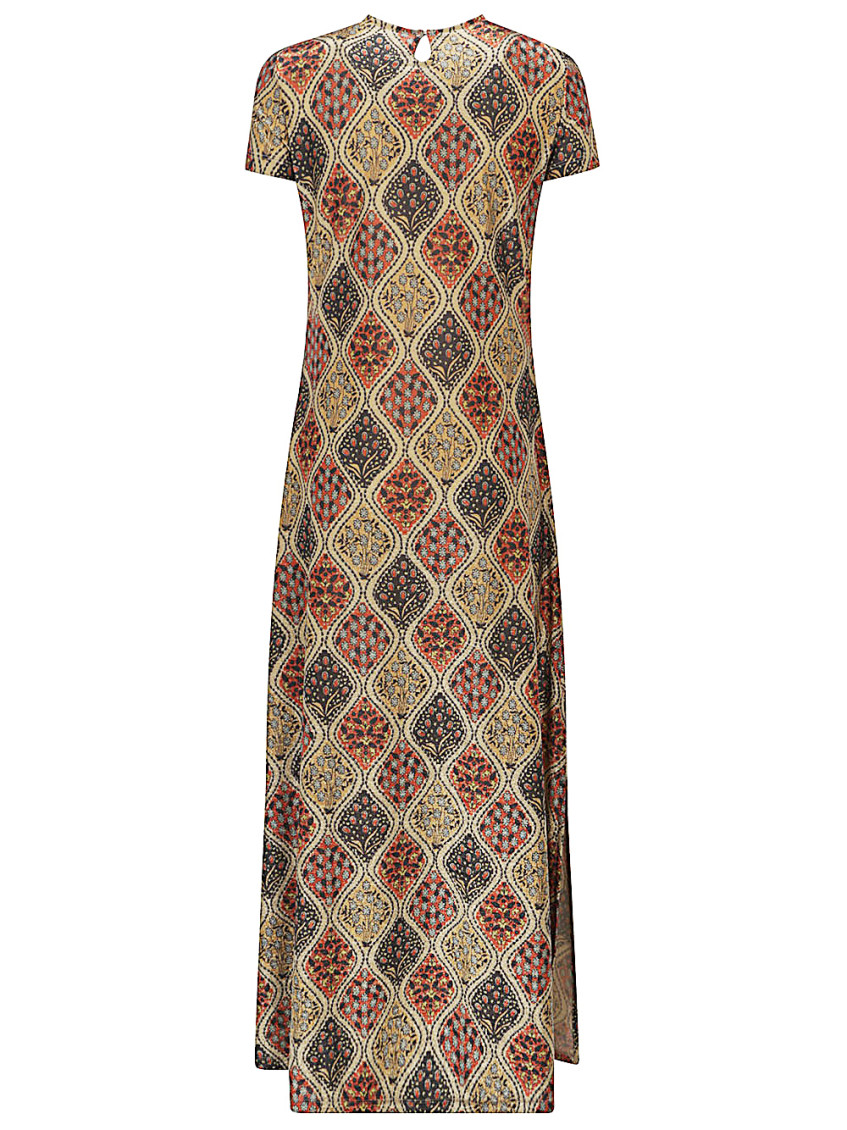 Siyu Multicolor Printed Long Dress