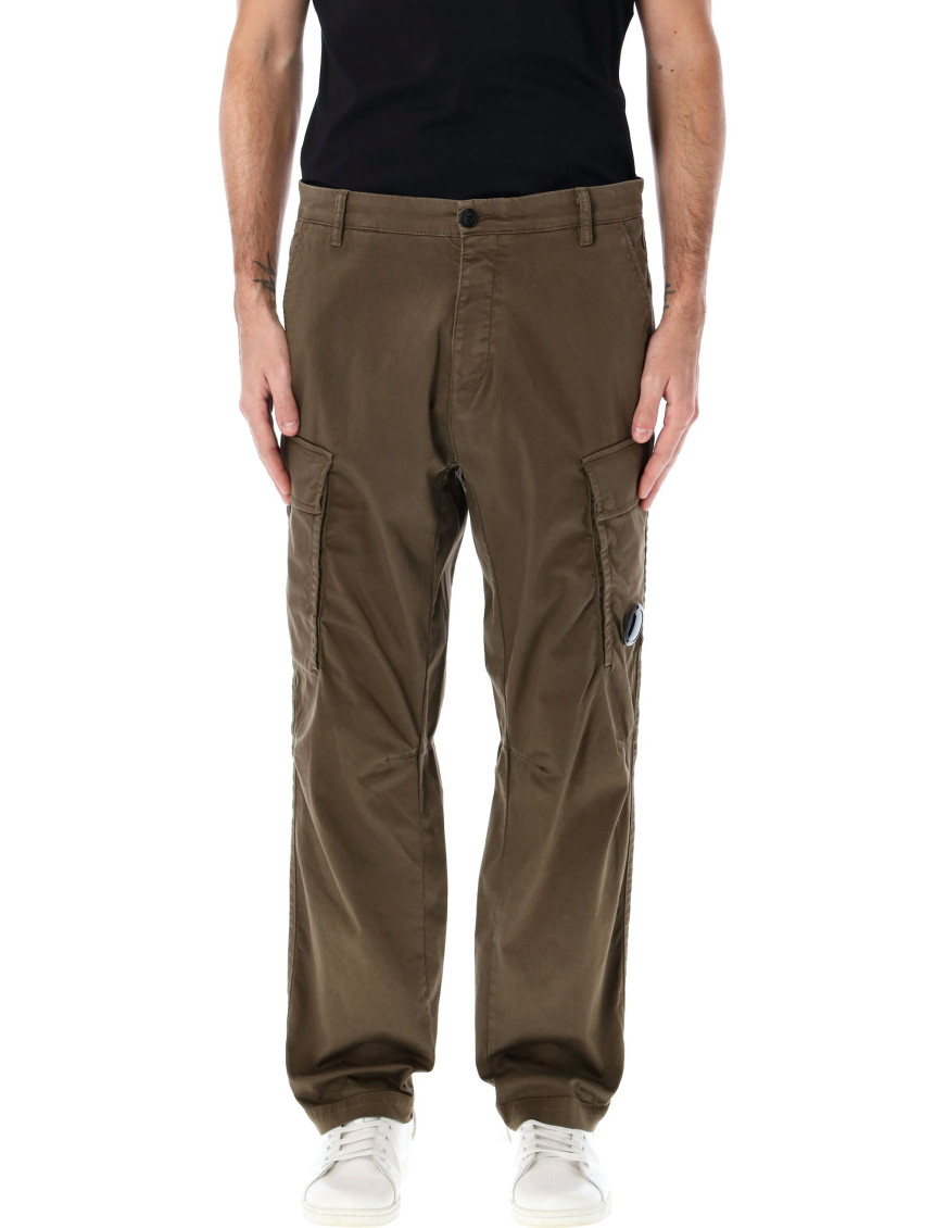 C.p. Company C.p.company Stretch Sateen Loose Cargo Pants