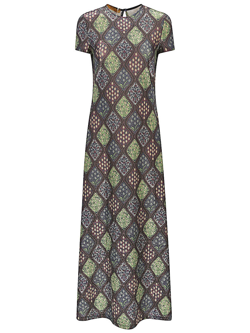 Siyu Multicolor Printed Long Dress