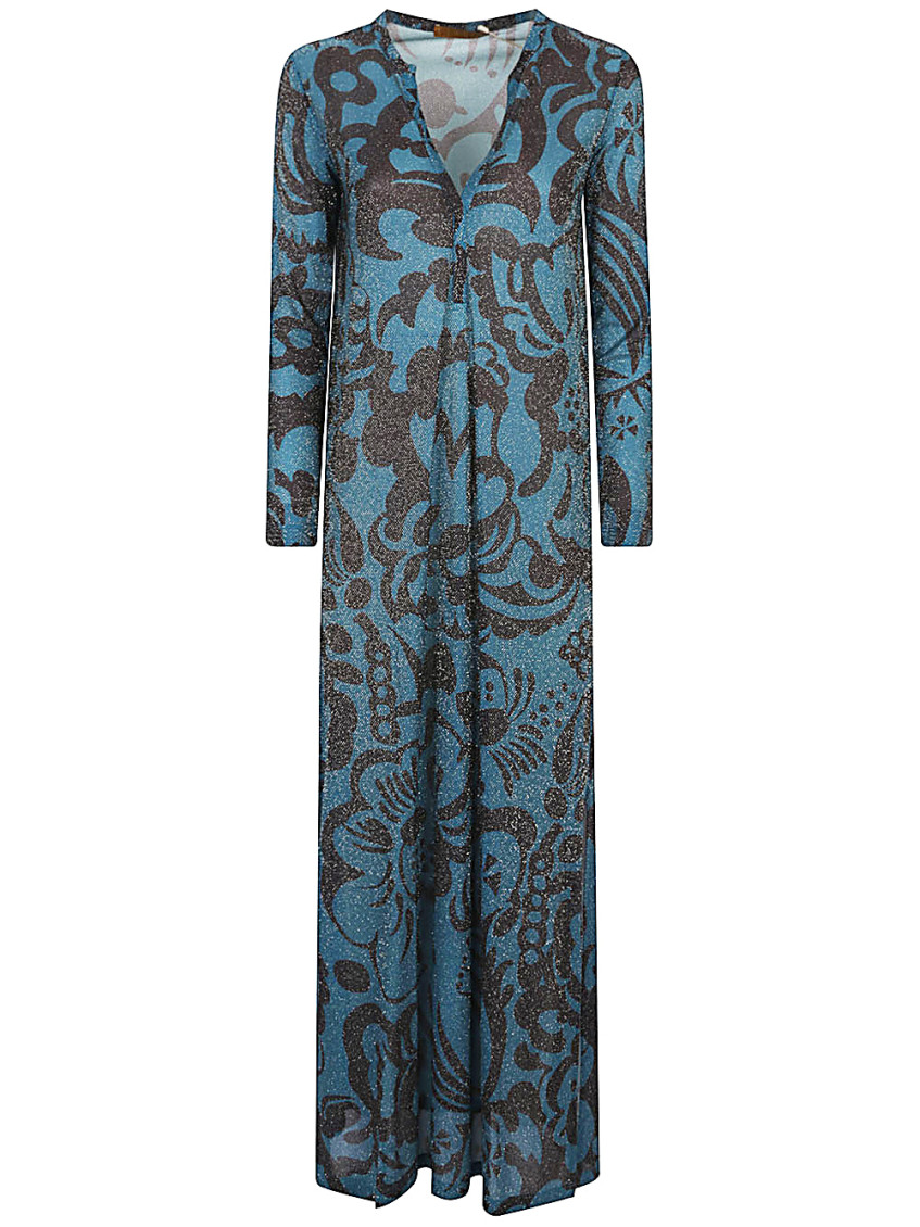 Siyu Multicolor Printed Long Dress