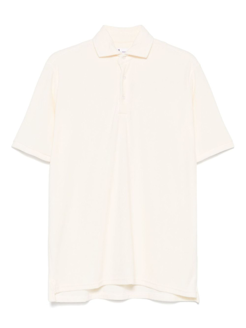 Doppia Light Yellow Short Sleeve Polo