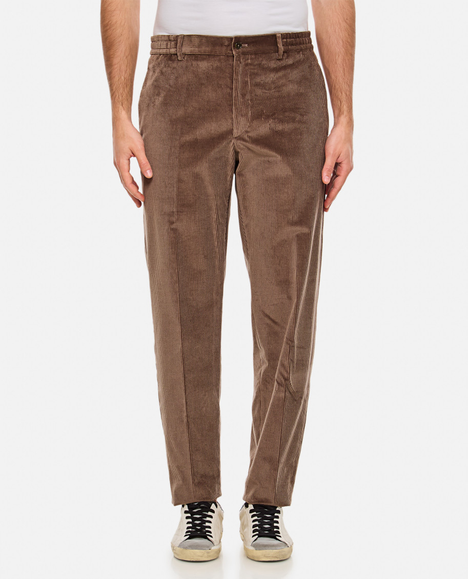 Tagliatore Dark Brown Straight Trouser