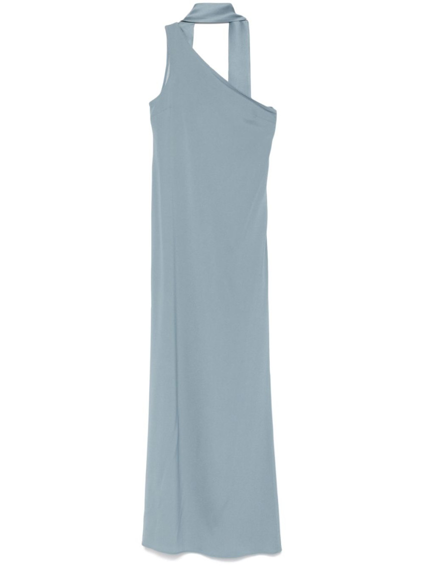 Taller Marmo Caroline Long Dress Scarf Detailing