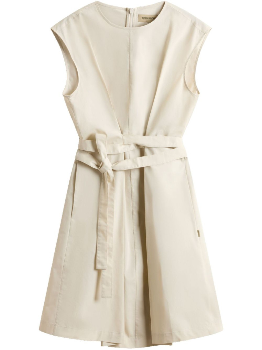 Woolrich Beige Cotton Belted Dress