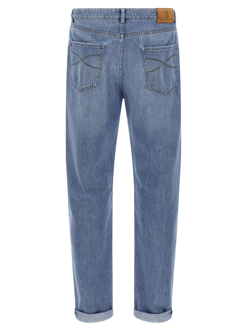 デニム・ジーパン BRUNELLO CUCINELLI Jeans Monile Light Blue MA095P5319 Brunello Cucinelli Jeans Monile - Light Blue | MA095P5319C9009