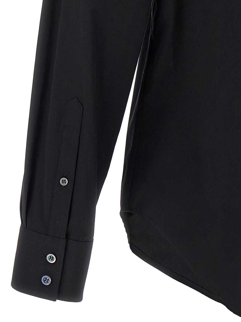 Alexander McQueen Black Stretch Harness Shirt for Men Online India