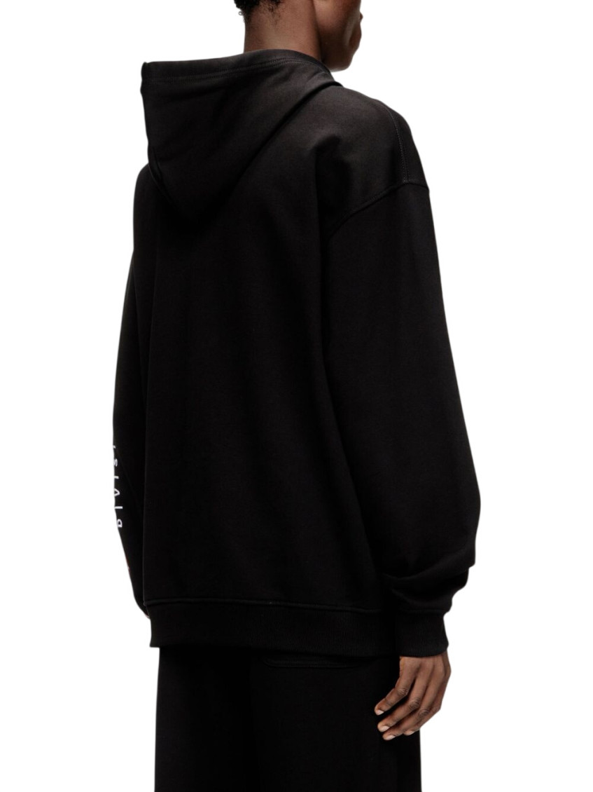 Diesel Black Relaxed Hoodie for Men Online India at Darveys.com