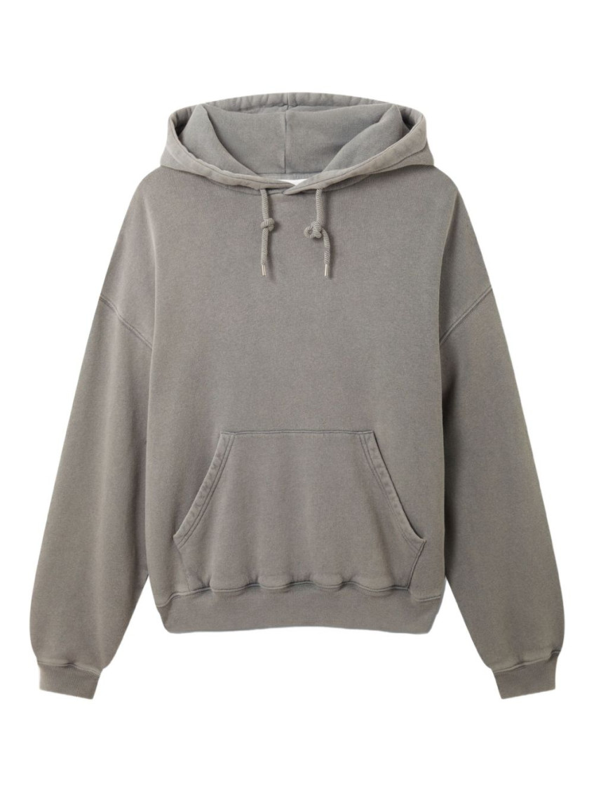 Axel Arigato Medium Grey Hoodie With Logo Print In Gray