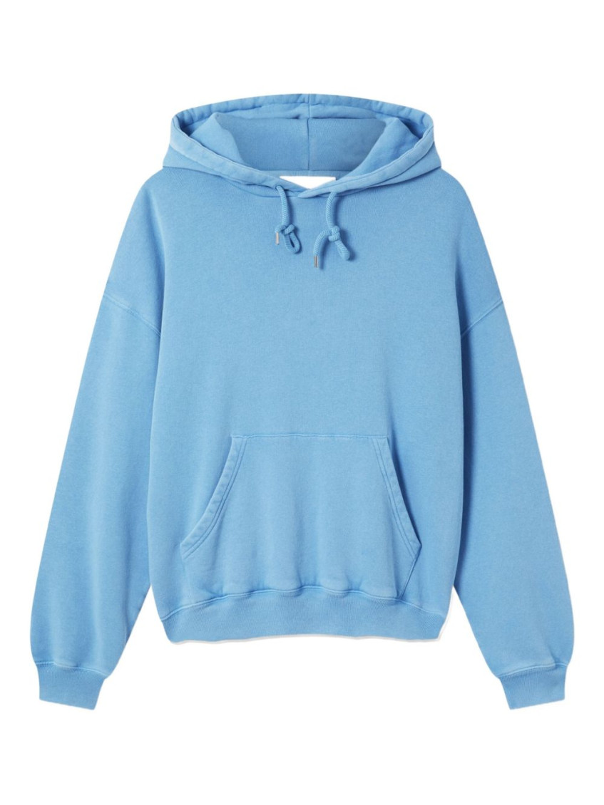 Axel Arigato Cornflower Blue Hoodie With Drop Shoulder In Blue