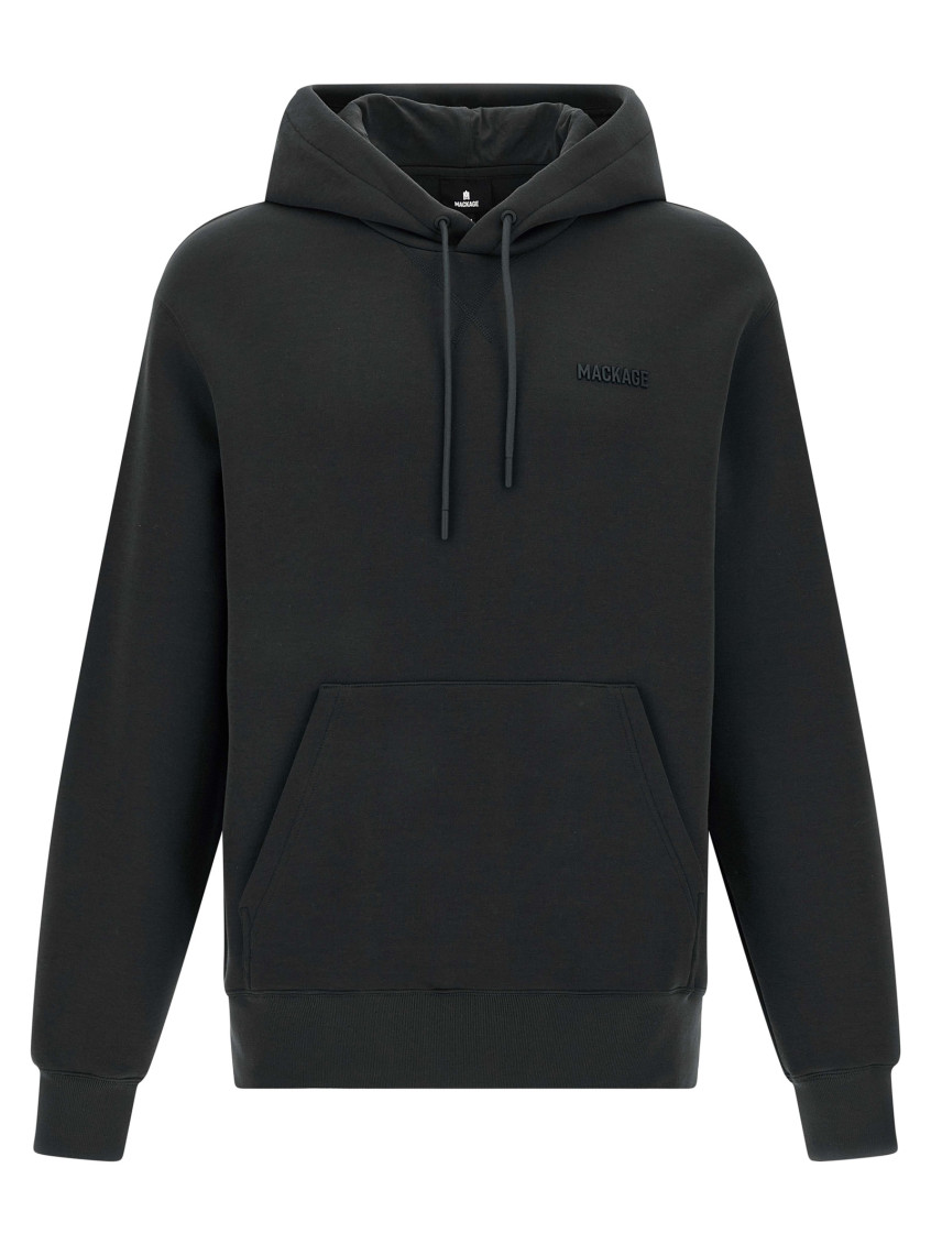 Mackage Hooded Knitwear Featuring Front Pocket In Black
