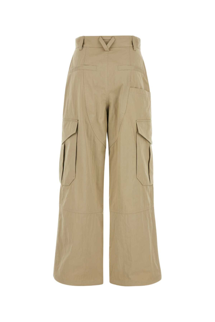 Bottega Veneta Beige Wide Leg Cargo Pant for Women Online USA at