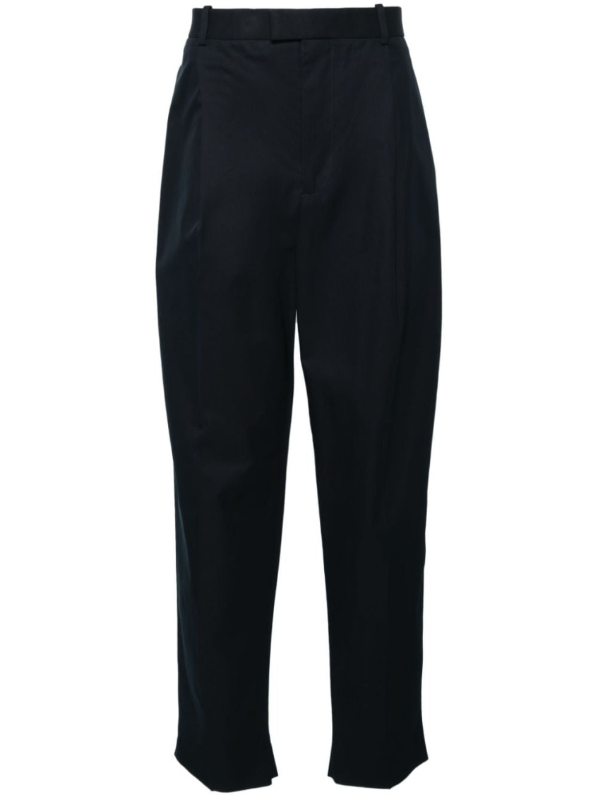 Bottega Veneta Navy Blue Slim Fit Pant In Navy Blue