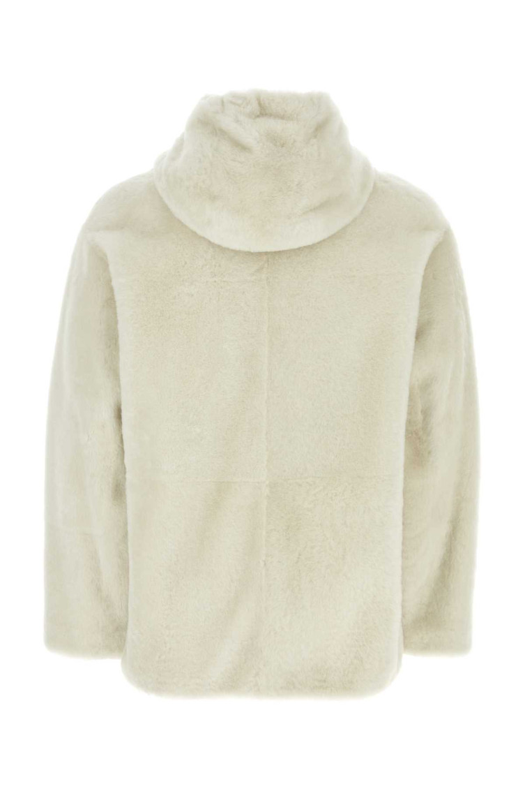 Prada Ivory Shearling Jacket for Men Online USA at Darveys.com