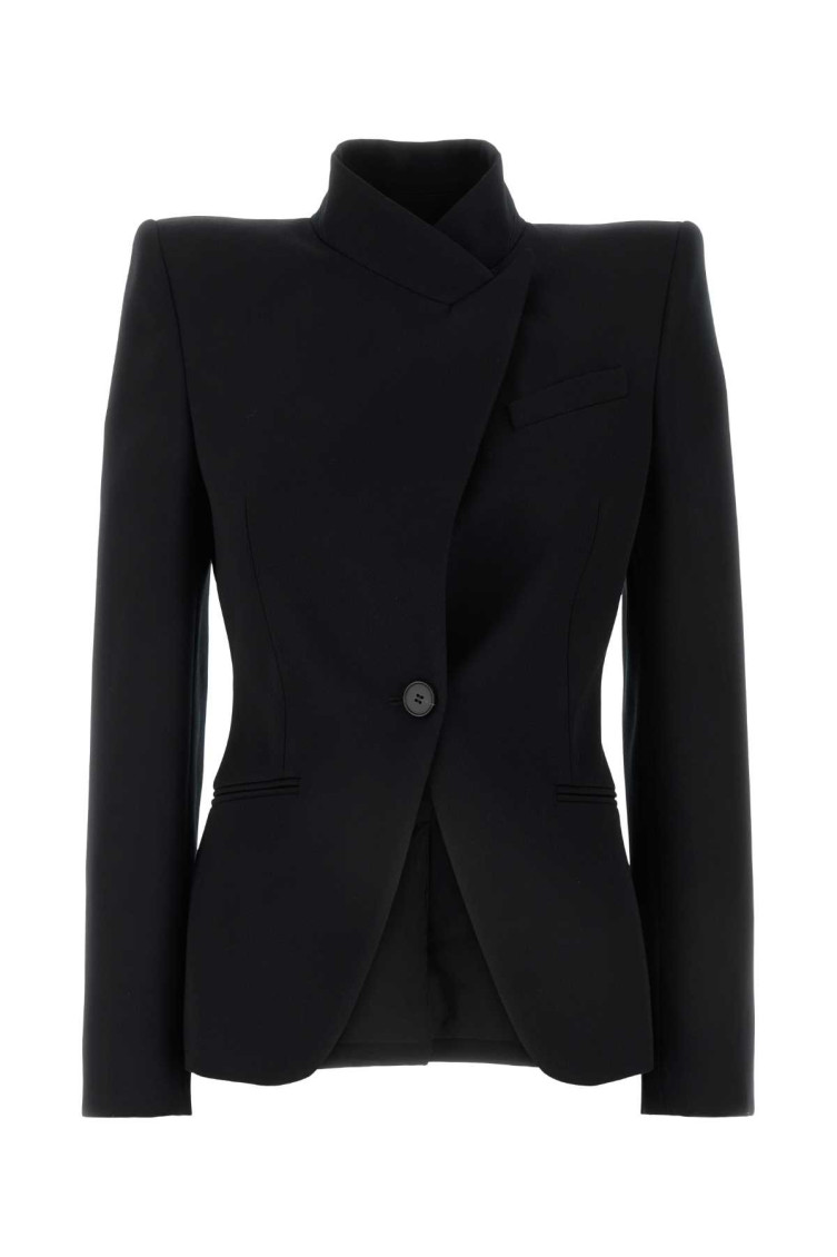 Alexander Mcqueen Coats & Jackets In Black