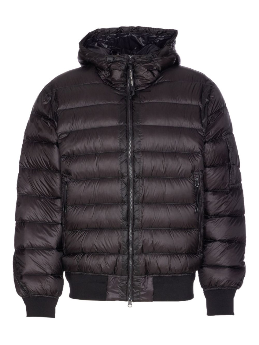 C.p. Company Outerwear Medium Jacket In Dd-shell Clothing In Black