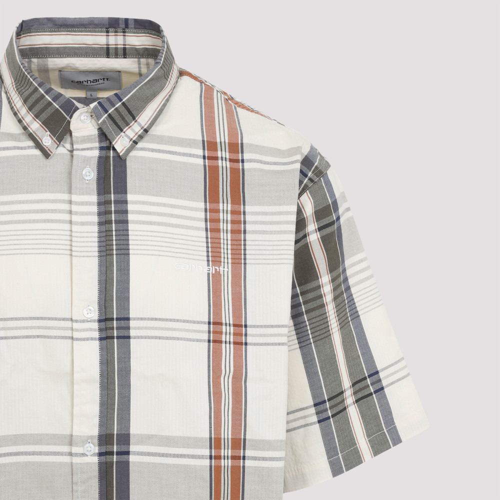 Tシャツ・カットソー Carhartt SS25 SS ROSLIN SHIRT (I0345462UXXX NATURAL) Carhartt Natural SS Roslin Shirt for Men Online USA at
