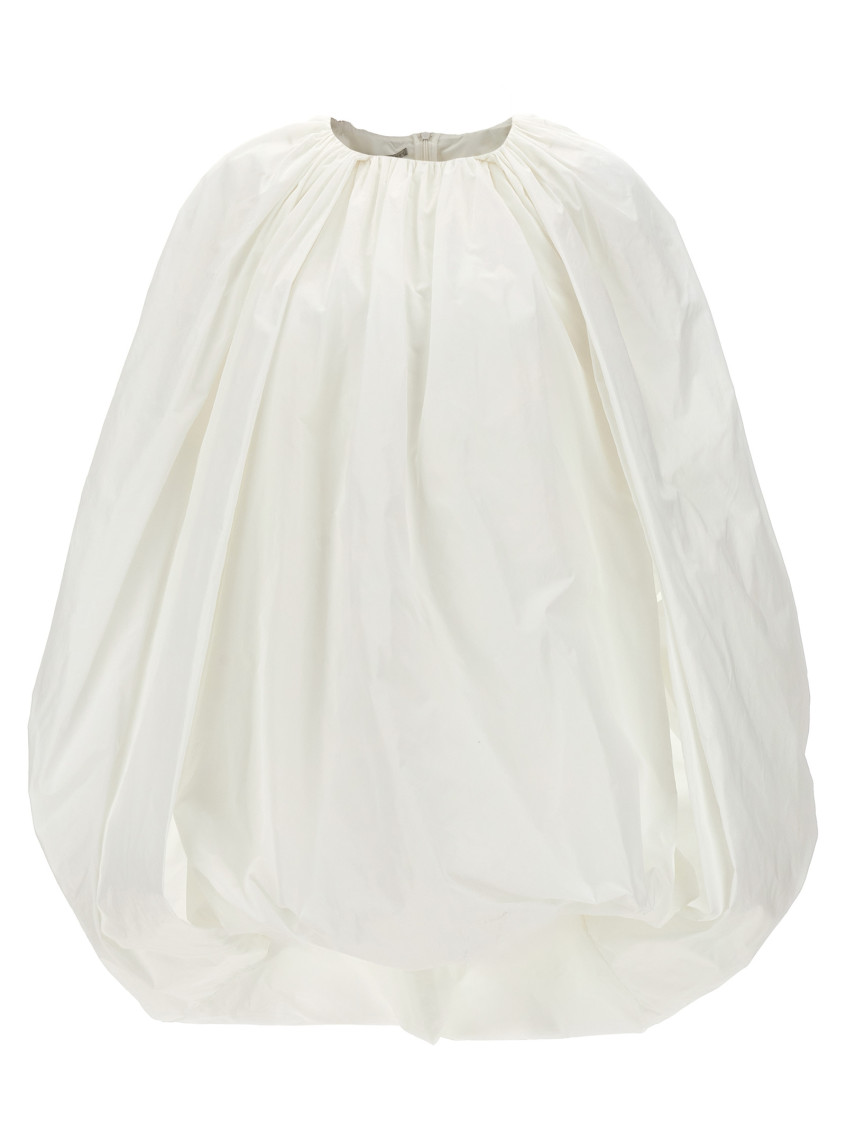 Stella Mccartney Cape Mini Dress Dresses White In White