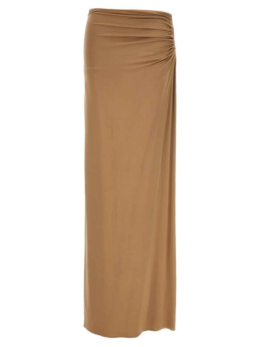 Shop Magda Butrym Beige 01 Skirt