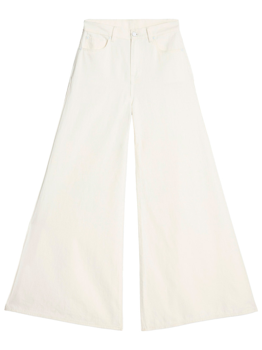 SEVEN WHITE WILLOW FLARED DENIM JEANS 