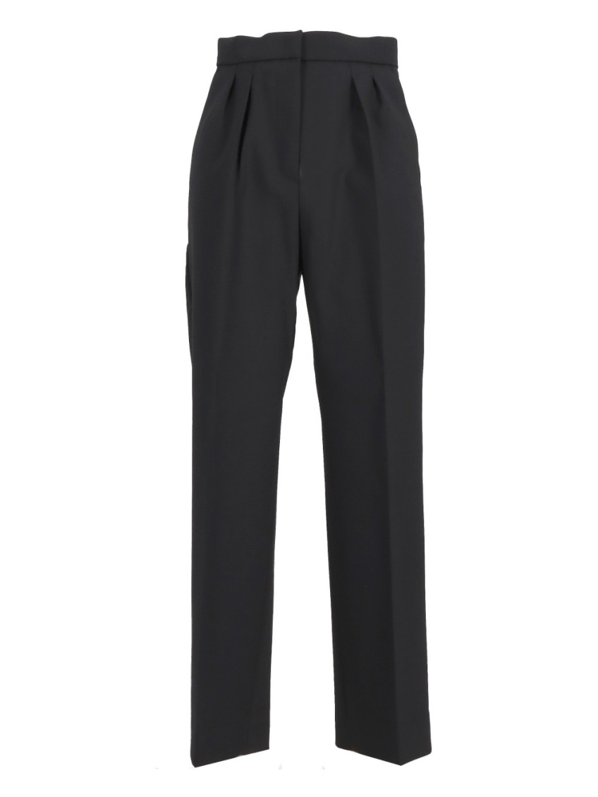 Max Mara Verbano Slim-fit Tailored Pants In Black