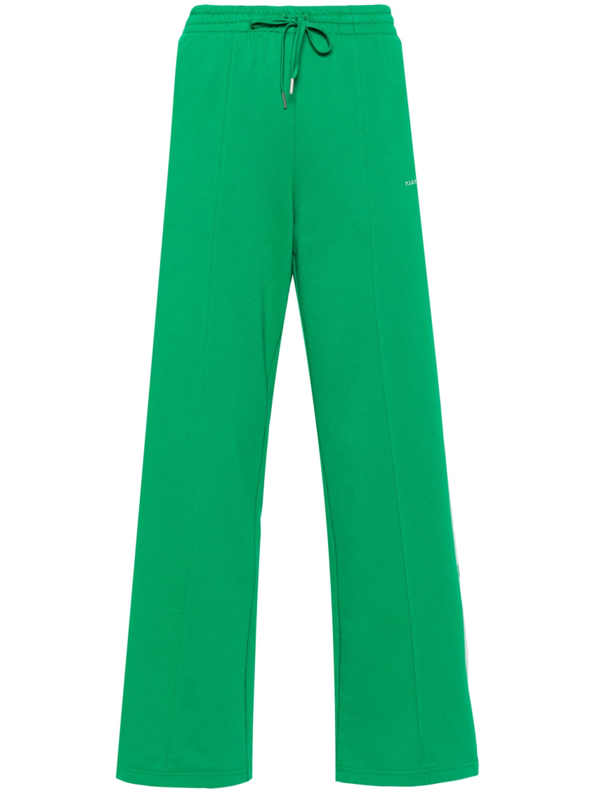 P.a.r.o.s.h Logo-embroidered Drawstring Track Pants In Green