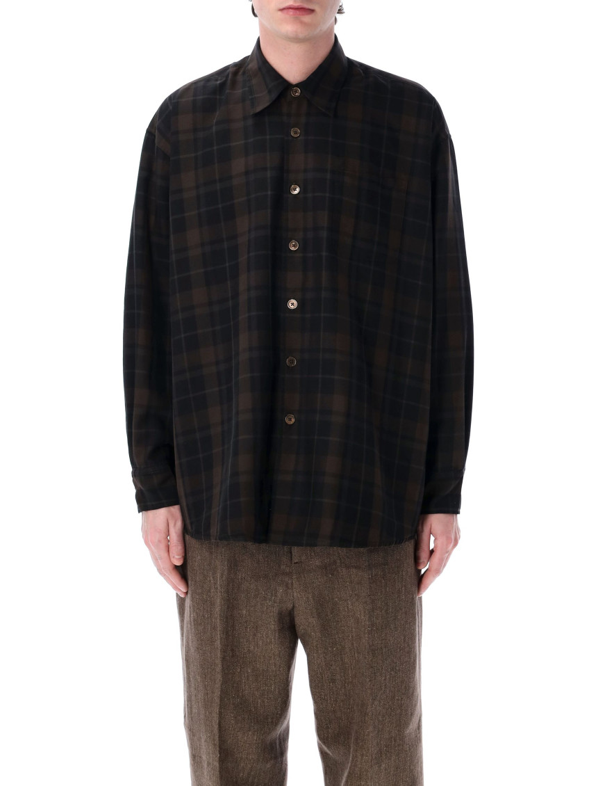 Our Legacy Borrowed Plaid Button-up Shirt