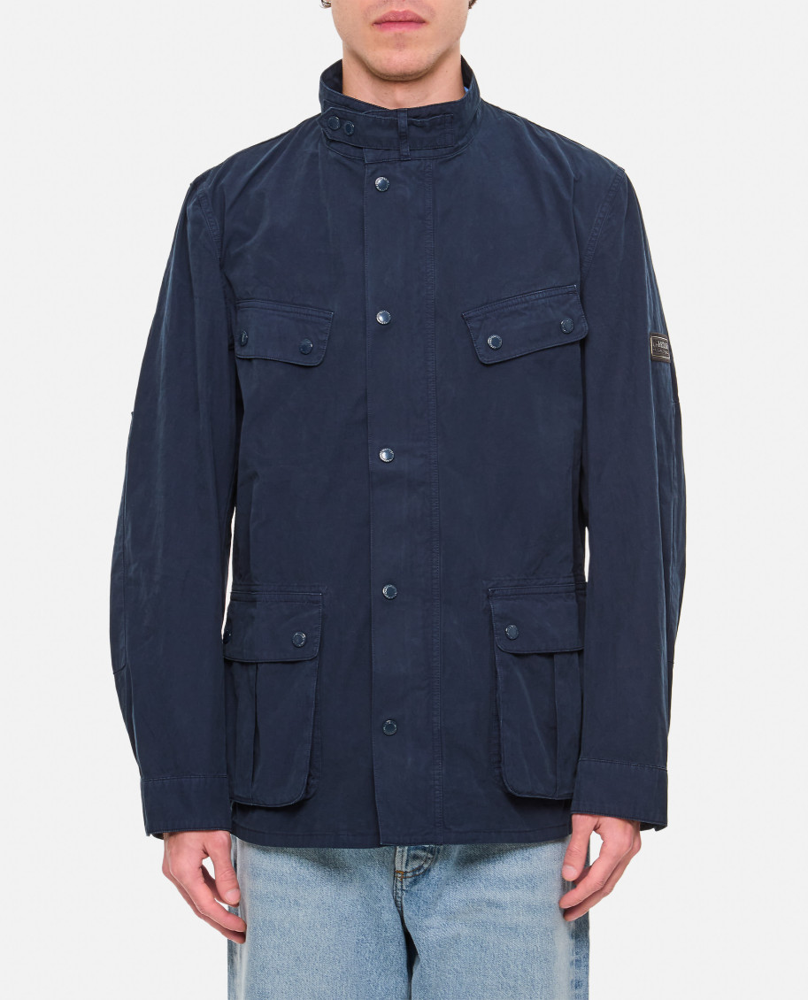 BARBOUR DARK BLUE DUKE JACKET