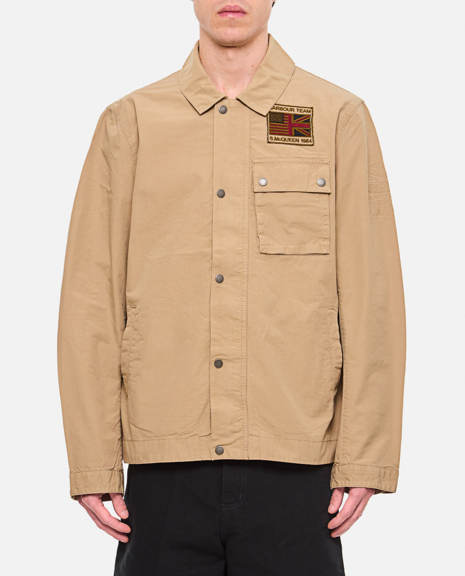Shop Barbour Beige Workers Casual Jacket