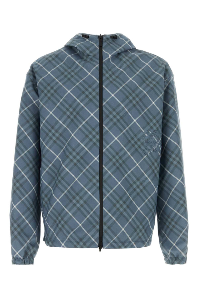 Burberry Maxi Logo Jacket Casual Jackets And Parka Multicolor