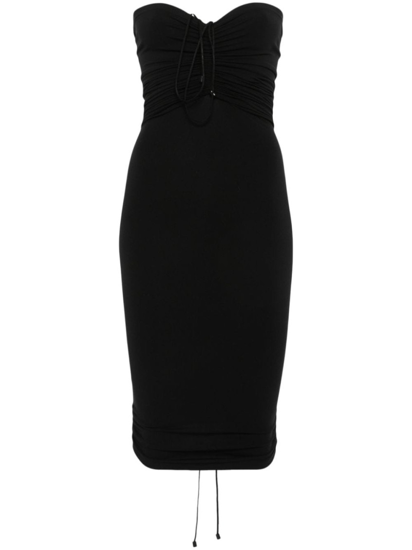 Wolford Fatal Ruched Strapless Minidress