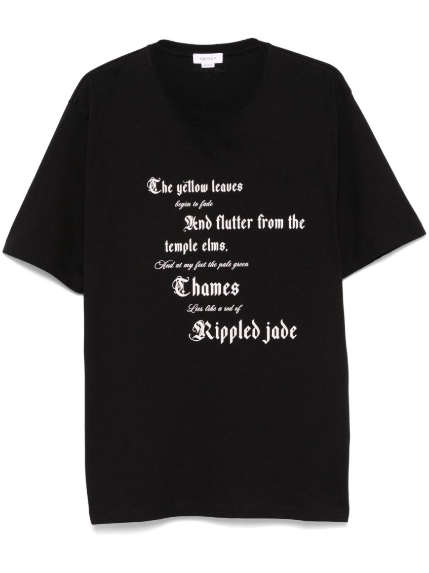 Alexander Mcqueen Maxi Print T-shirt