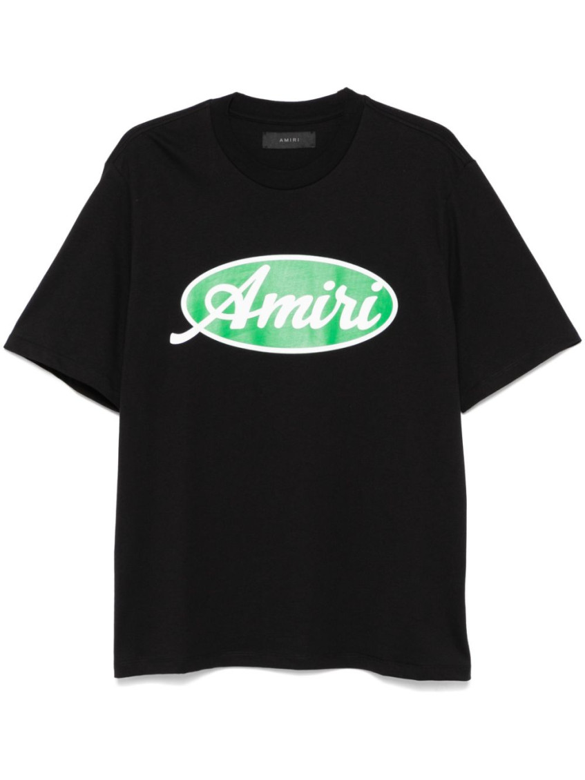 Amiri Mens Black Oval Short-sleeves Relaxed-fit Cotton-jersey T-shirt In Black