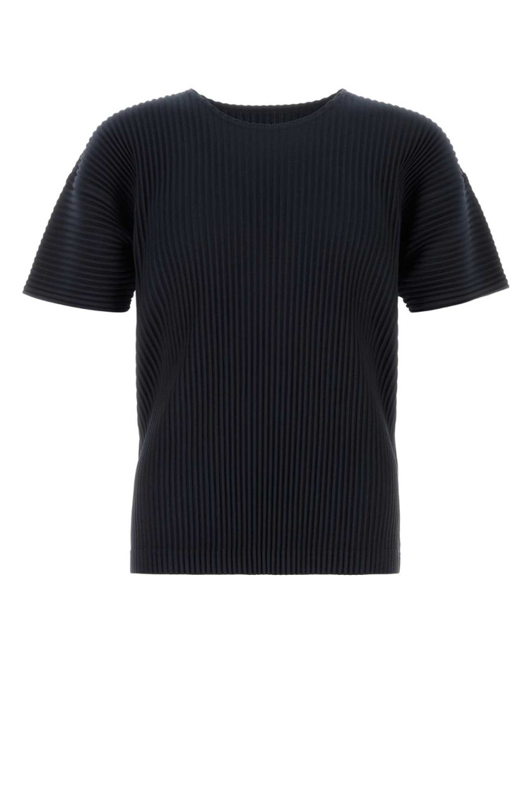 Issey Miyake Black Basics T-shirt In Black