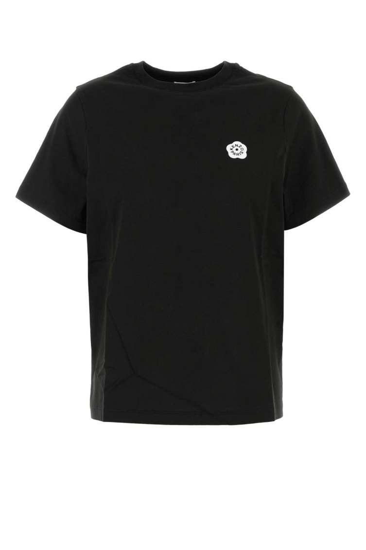 Kenzo Gots Boke Flower 2.0 Embroider In Black