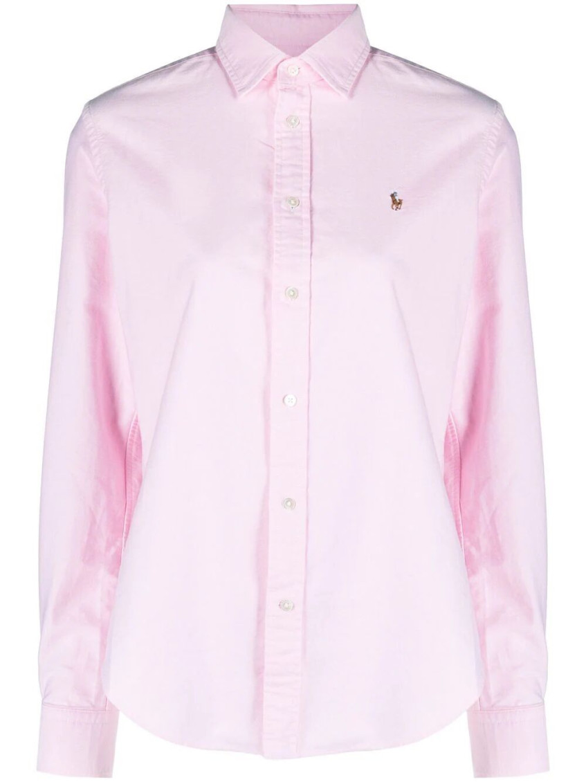 Ralph Lauren Light Pink Polo Pony Cotton Shirt